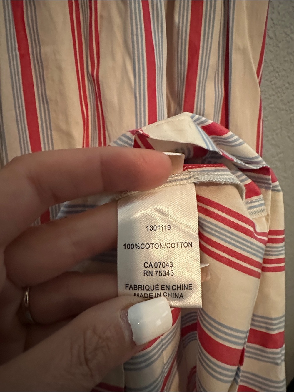 New Caroline Constas French Striped Maxi Dress - Picture 6 of 7